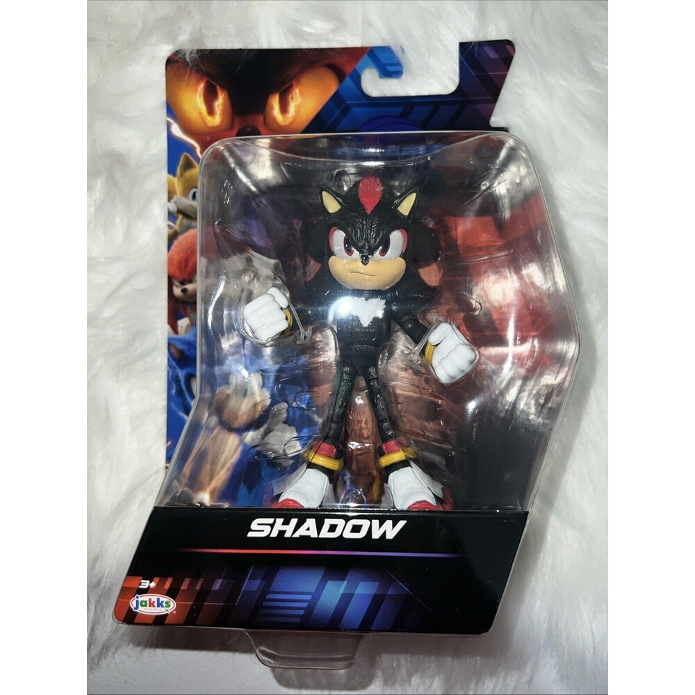 Jakks Pacific Sonic The Hedgehog 3 Unteleased Movie SHADOW 4" 2024